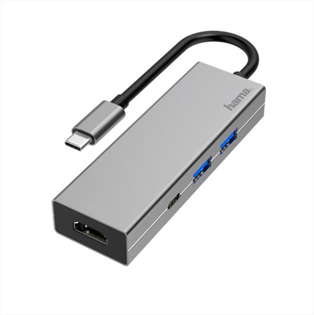 "HAMA - HUB USB TYPE C 3.1 - Silver"
