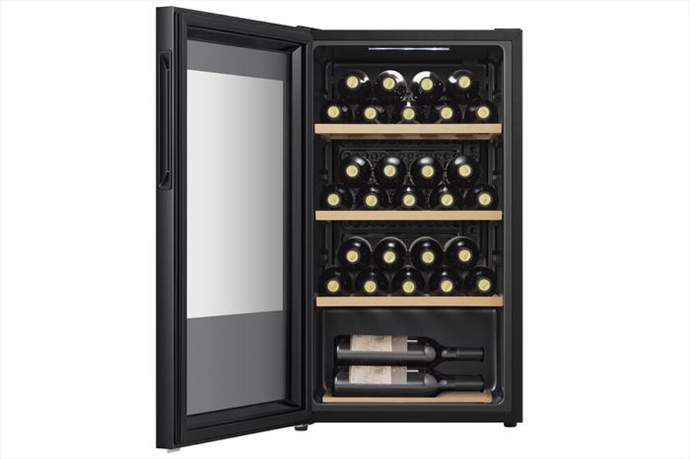 "HISENSE - Cantinetta RW12D4NWG0 30 bottiglie-Nero vetro"