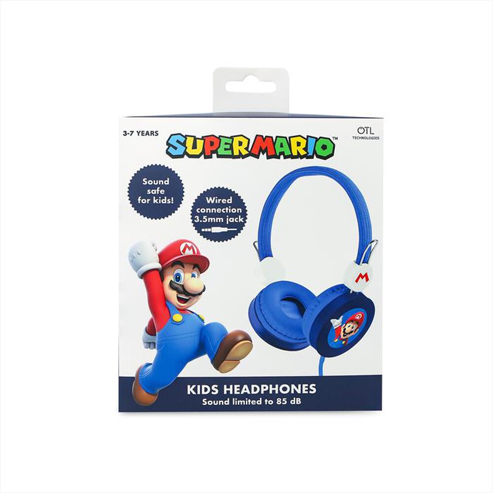Immagine del prodotto OTL - Cuffie a padiglione chiuso MARIO CORE WIRED-Blu