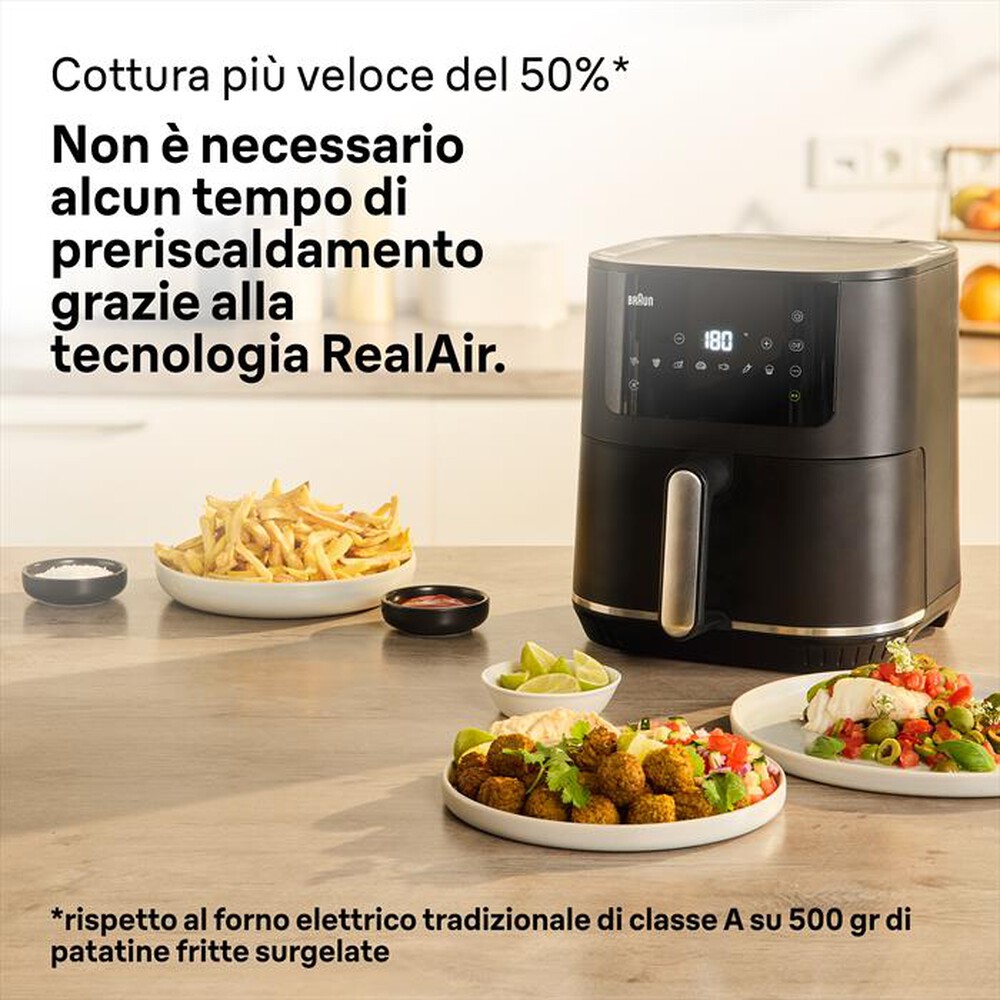 Immagine del prodotto BRAUN - Friggitrice ad aria HF5034-Nero opaco