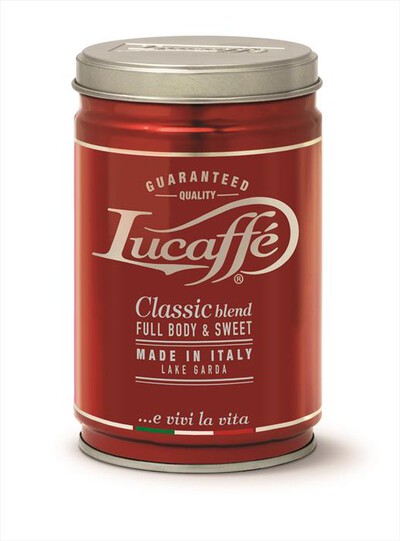 LUCAFFE’ - BARATTOLO CLASSIC GRANI-ROSSO/BIANCO