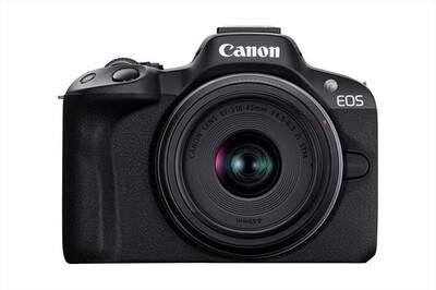CANON - Fotocamera EOS R50+RF-S 18-45 IS STM+RF-S 55-210-Black