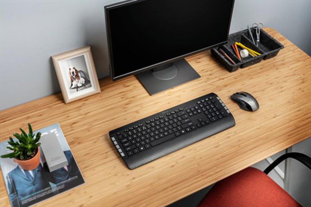 "TRUST - TECLA-2 WIRELESS KEYB & MSE IT-Black"