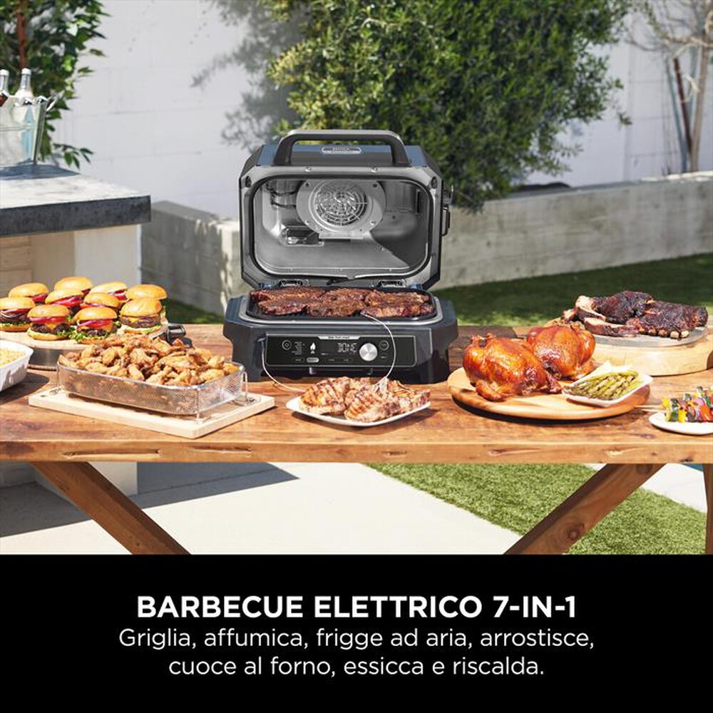 "NINJA - Barbecue elettrico Woodfire Pro Connect XL OG901EU-Blu"