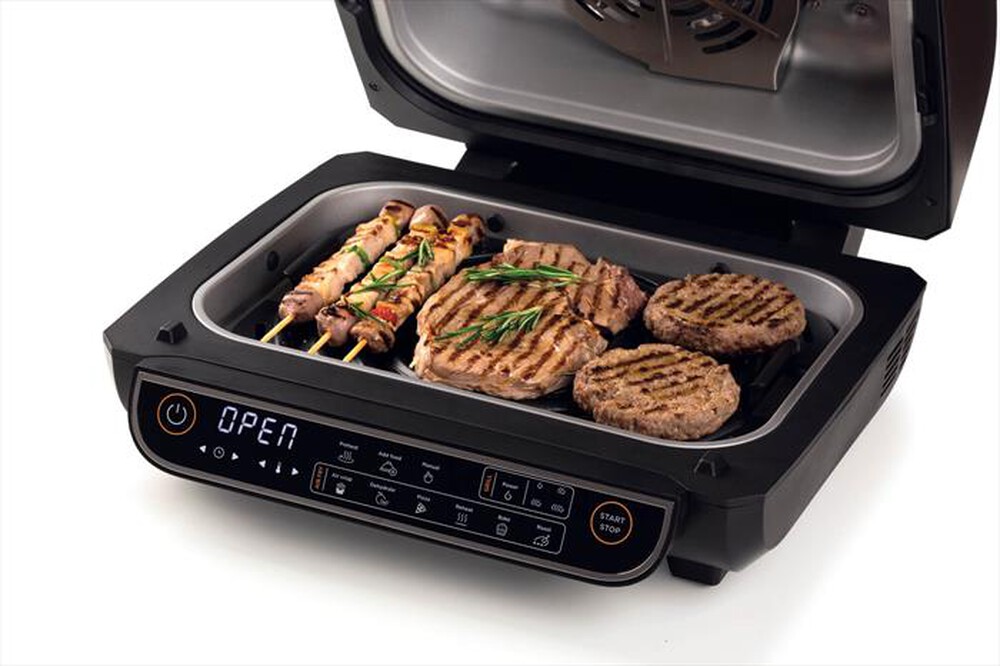 "ARIETE - 4635/00 FRIGGITRICE AD ARIA E BISTECCHIERA-Black"