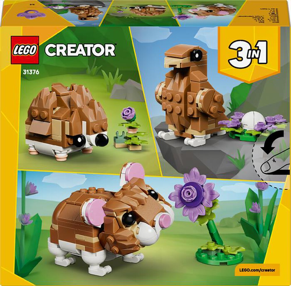 Immagine del prodotto LEGO - CREATOR 3IN1 Simpatico criceto con fiore - 31376