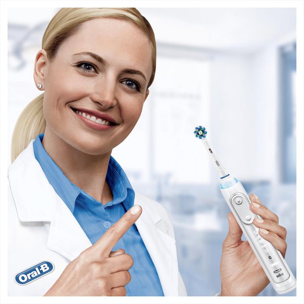 "ORAL-B - Testine Crossaction, 3 Pezzi-Bianco"