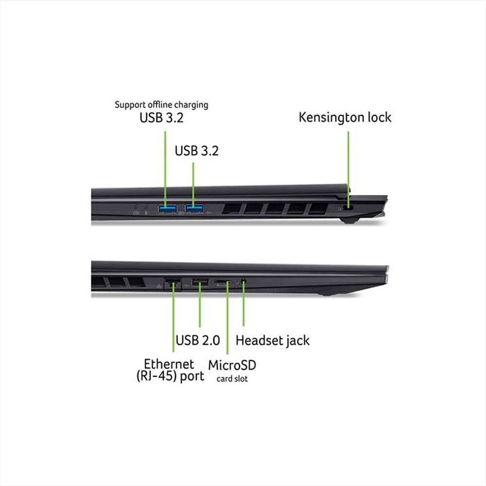 Immagine del prodotto ACER - Notebook gaming NITRO 18 AI AN18-61-R5VG RTX 5060-Nero