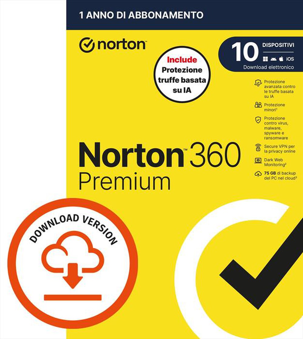 Immagine del prodotto NORTON - 360 Premium 10 dispositivi