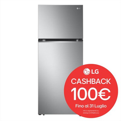 LG - Frigorifero 2 porte GTBV36PZGKD Classe E 395L-Stainless steel