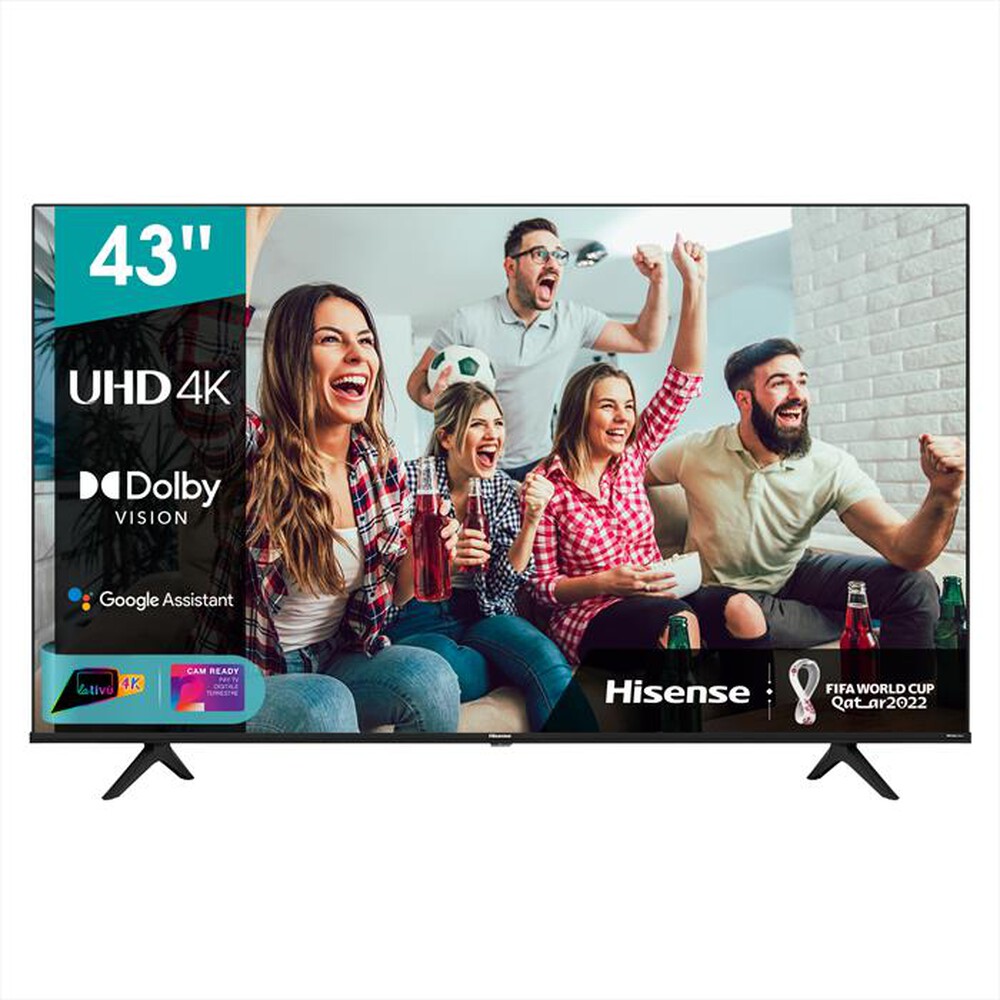 Immagine del prodotto HISENSE - Smart Tv UHD 4K Dolby Vision 43" 43A6G-Black