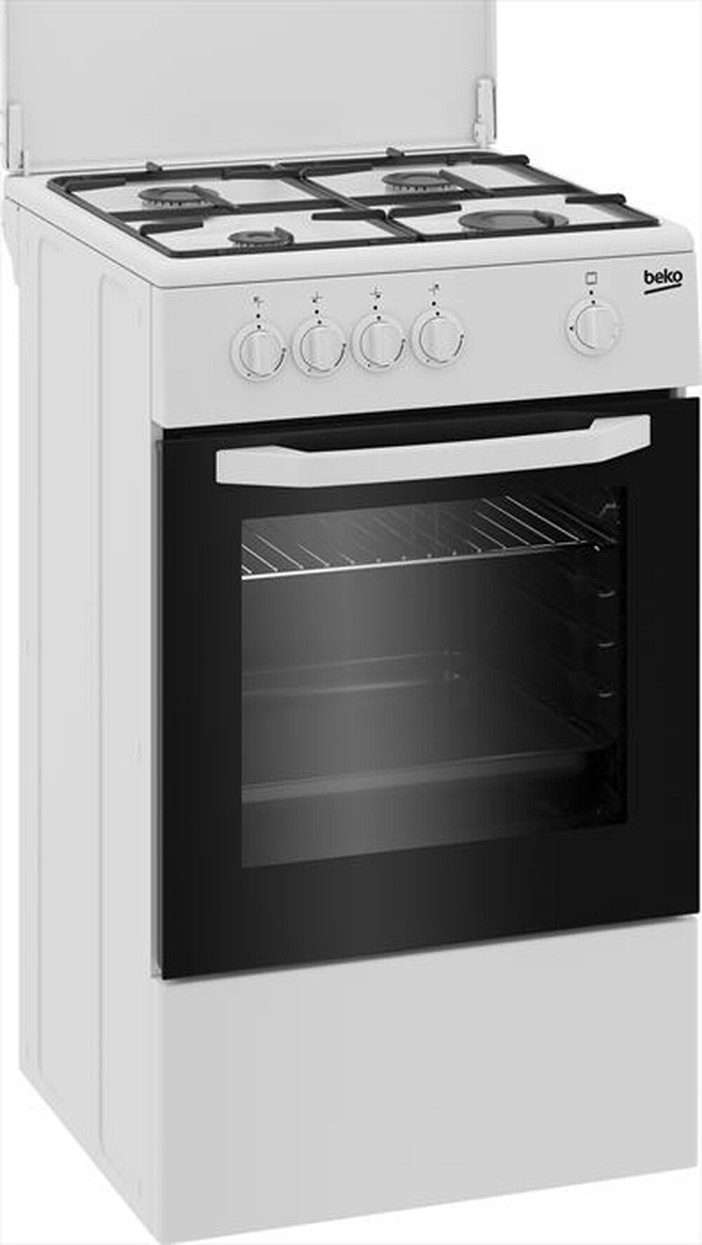 Immagine del prodotto BEKO - Cucina a gas CSG42009DW-Nero, Bianco