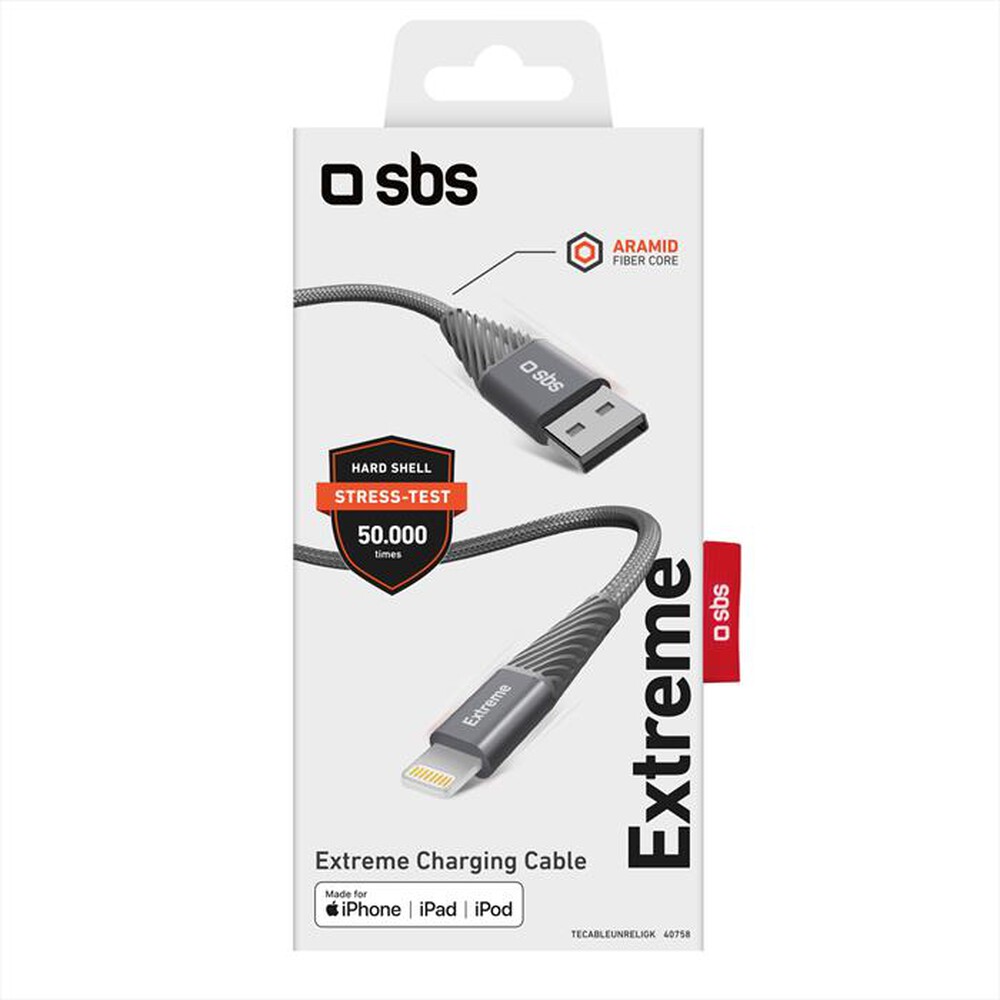 "SBS - Cavo USB TECABLEUNRELIGK-Grigio"