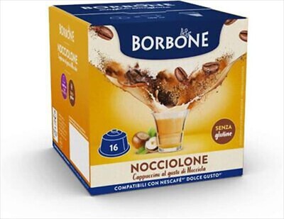 CAFFE BORBONE - NOCCIOLONE - Nescafè Dolce Gusto 16 Caps