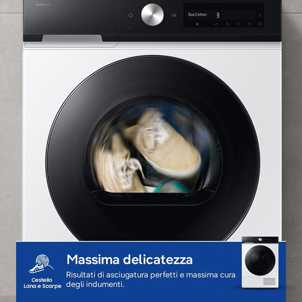 Immagine del prodotto SAMSUNG - Asciugatrice Bespoke AI DV90DB7845GEU3 9Kg ClasseA-Bianco
