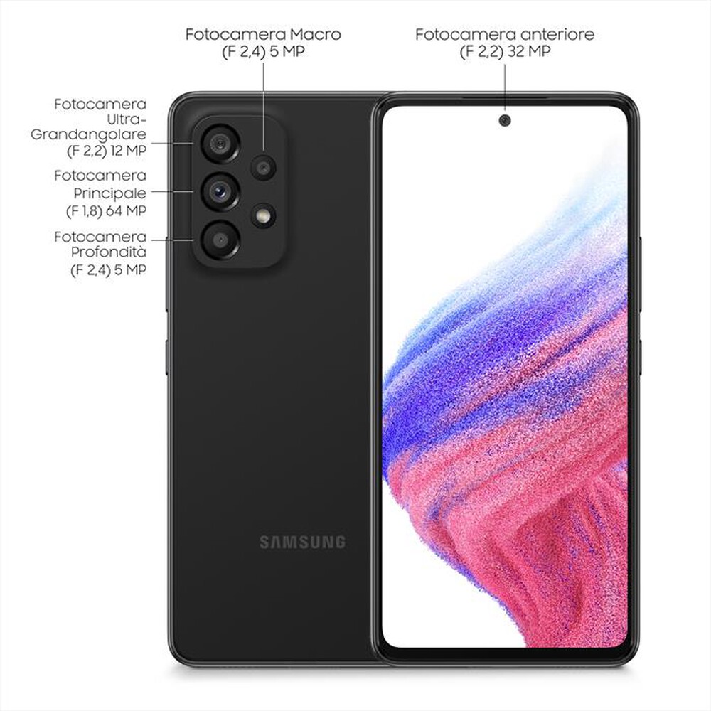 "SAMSUNG - GALAXY A53 5G 128GB-Awesome Black"
