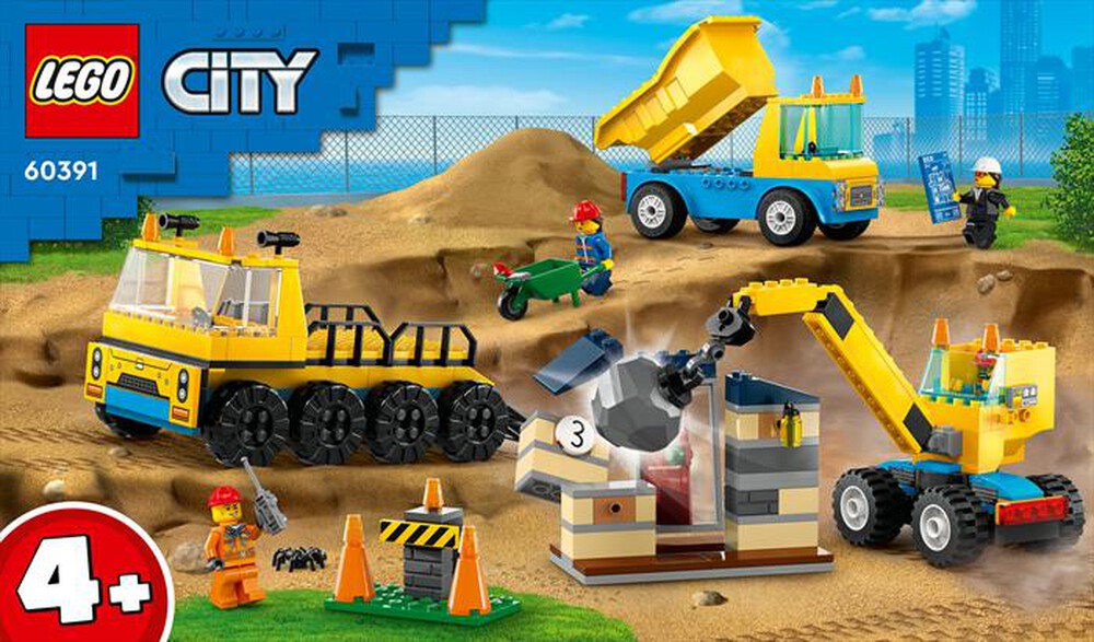 Immagine del prodotto LEGO - CITY GREAT VEHICLES Camion da cantiere e gru 60391