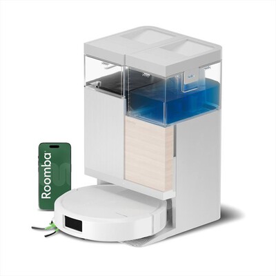iROBOT - ROOMBA PLUS 575 COMBO + AUTOWASH DOCK-White