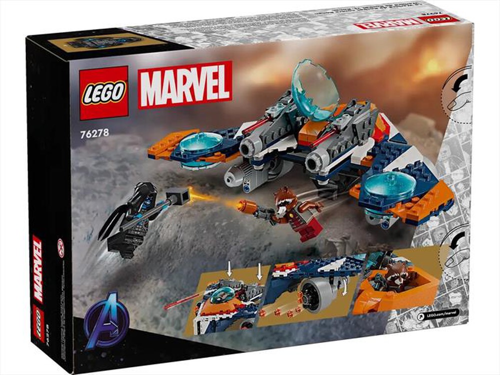 "LEGO - Warbird di Rocket vs. Ronan - 76278-Multicolore"