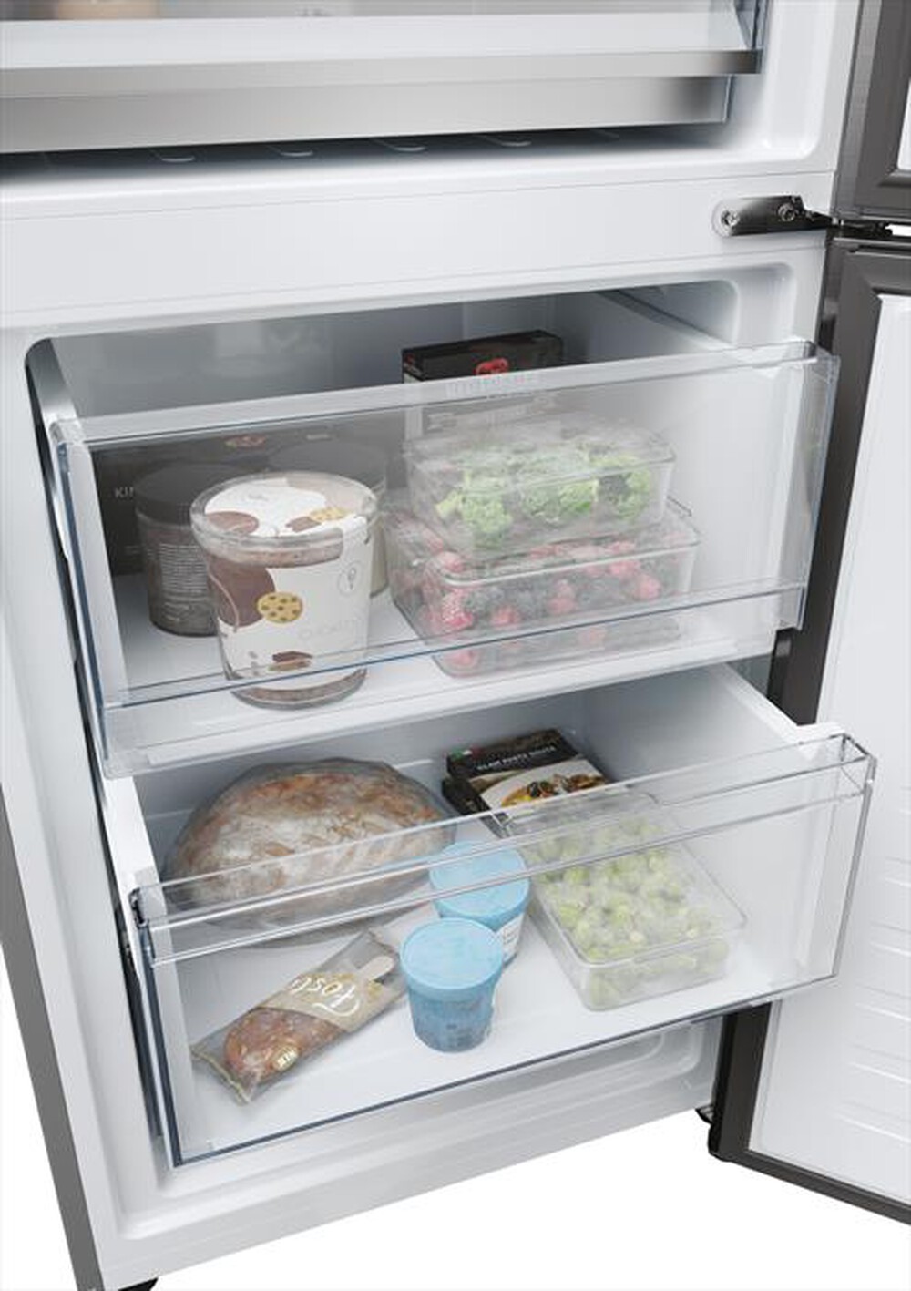 Immagine del prodotto HAIER - Frigorifero combinato HTR3518ENMX Classe C 406 lt-Nero
