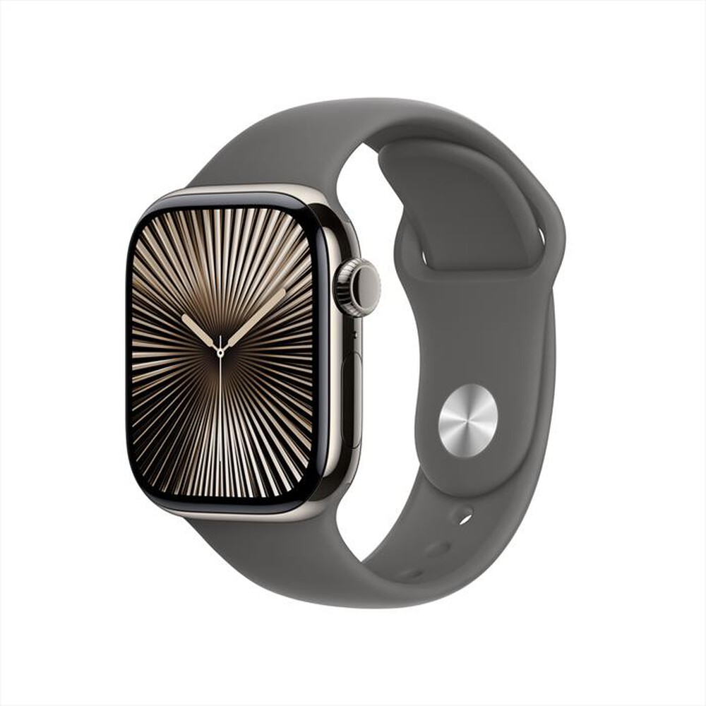 Immagine del prodotto APPLE - Watch Series 10 GPS + Cellular 42mm Titanio-Naturale - Sport Band Grey M/L