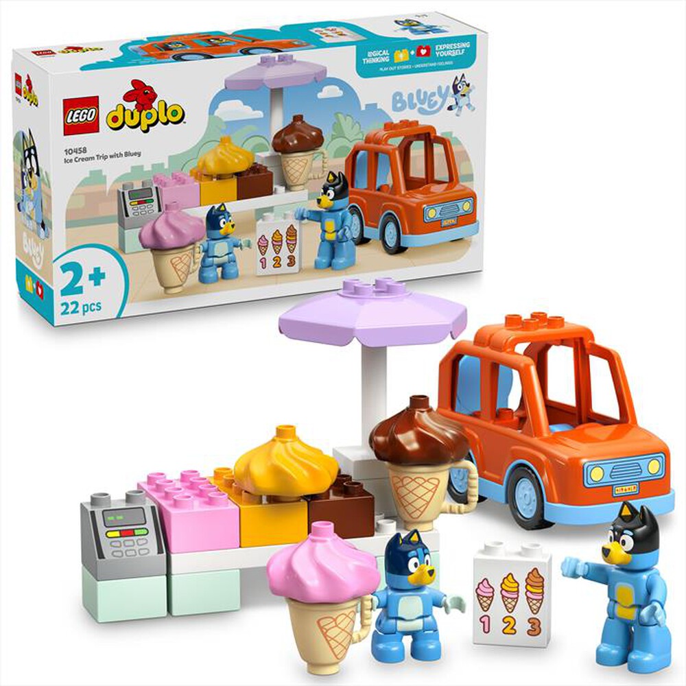 Immagine del prodotto LEGO - DUPLO BLUEY Visita alla gelateria di BLUEY 10458