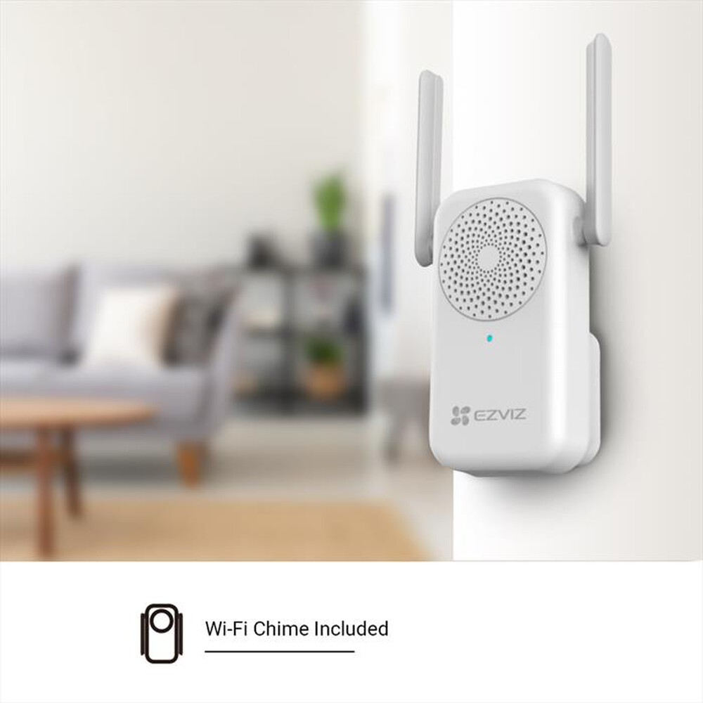Immagine del prodotto EZVIZ - Videocampanello wireless DB2C KIT-Bianco