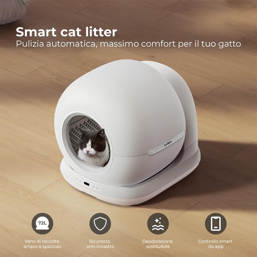 Immagine del prodotto CAREPET - LETTIERA AUTOPULENTE CL01W - CHIUSA-Bianco