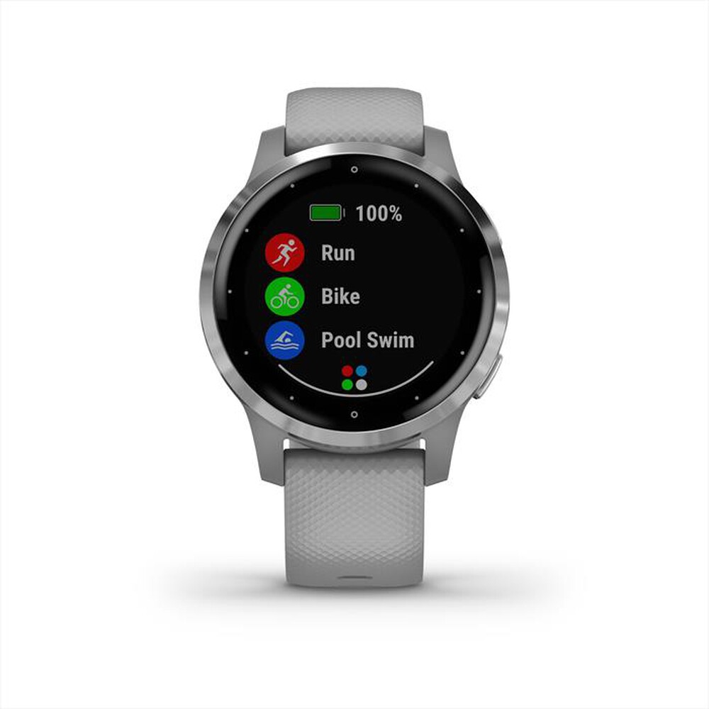 "GARMIN - VIVOACTIVE 4S POWDER-Gray/Silver"