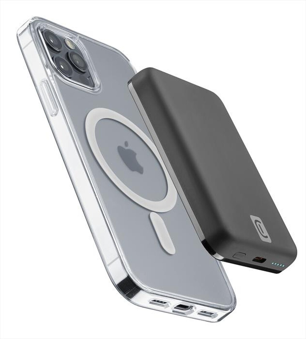 "CELLULARLINE - Wireless power bank PBMAGSFCOL5000WIRK-Nero"