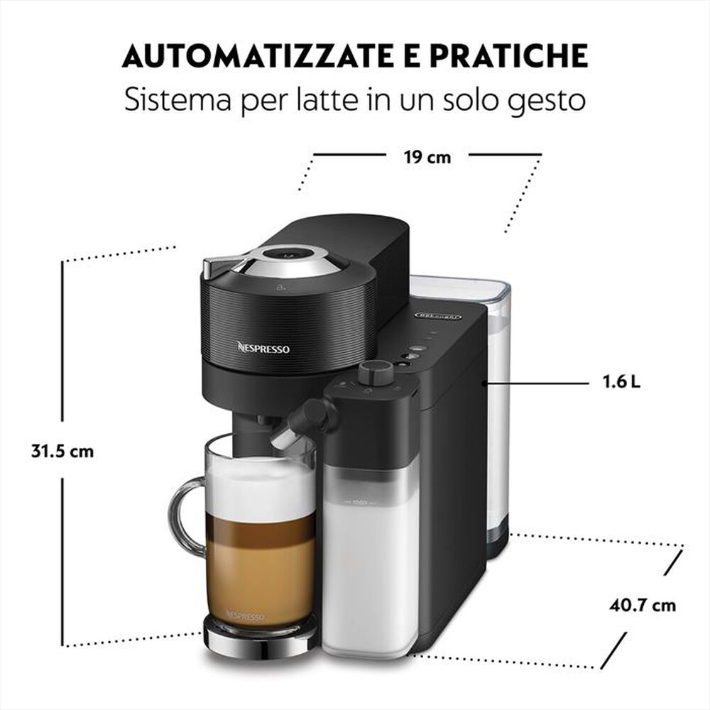 "DE LONGHI - Macchina da caffè ENV300.B-nero"