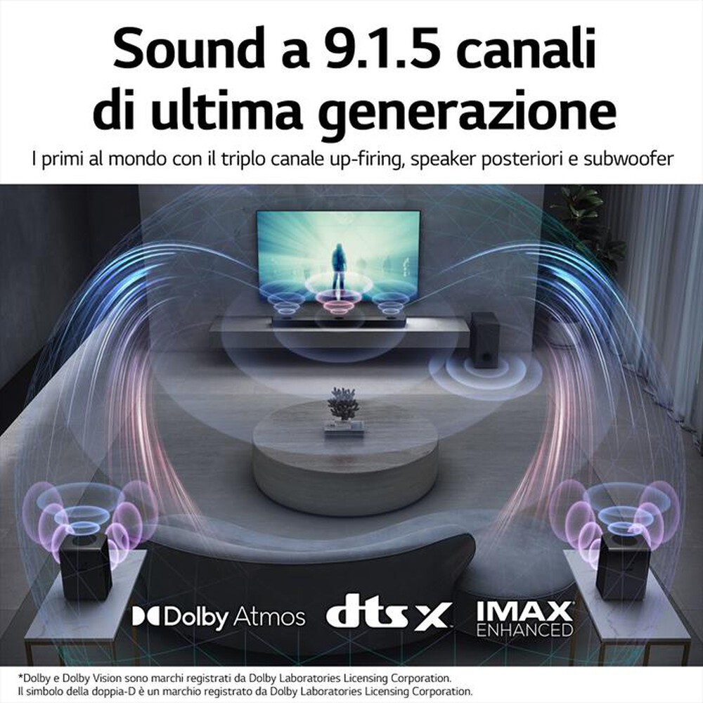 Immagine del prodotto LG - Soundbar S95QR.DEUSLLK-Argento