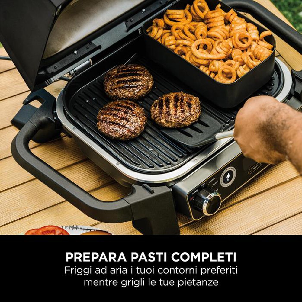 "NINJA - Cestello per frittura ad aria per BBQ Woodfire-NERO"