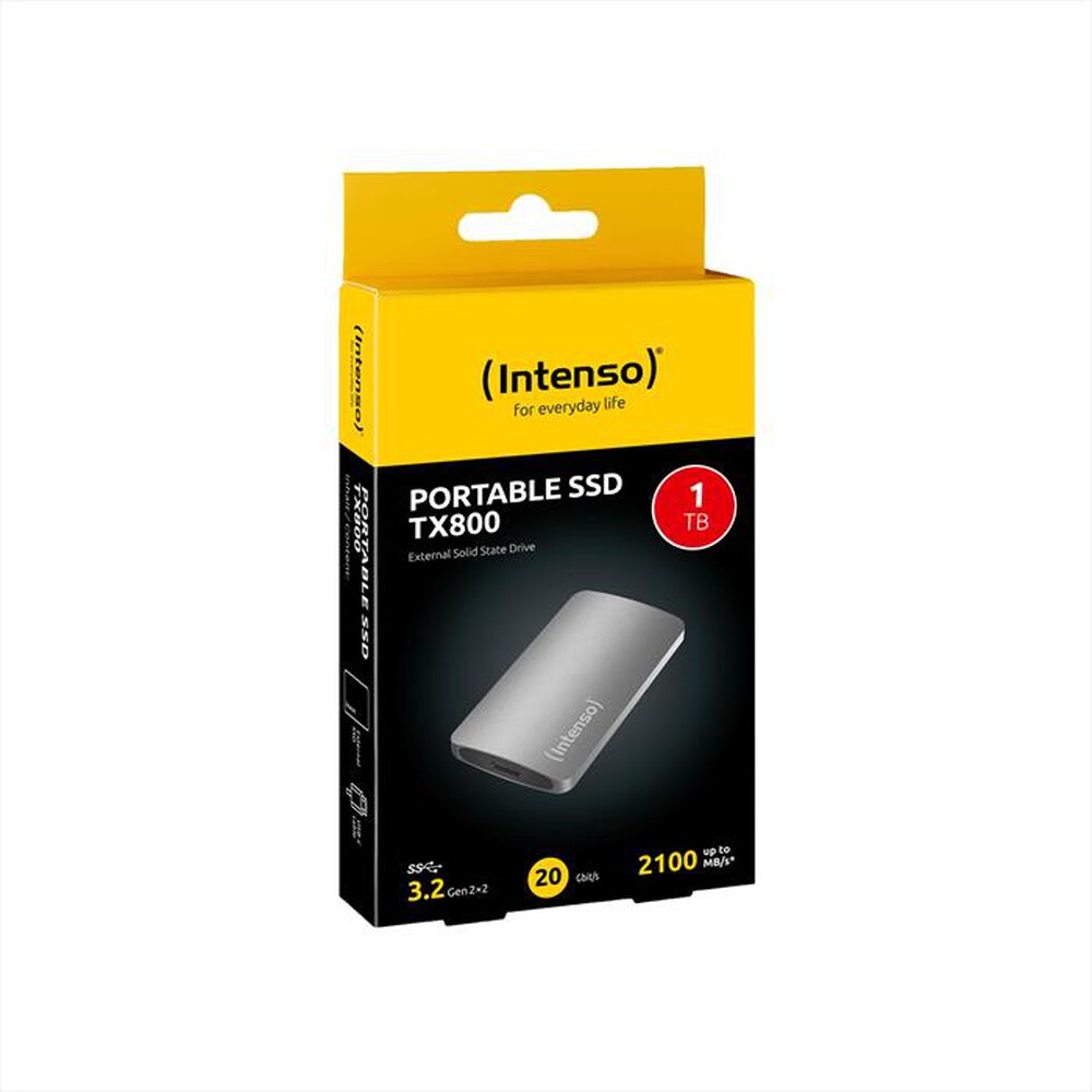 "INTENSO - SSD ESTERNA 1 TB TX800-ANTRACITE"