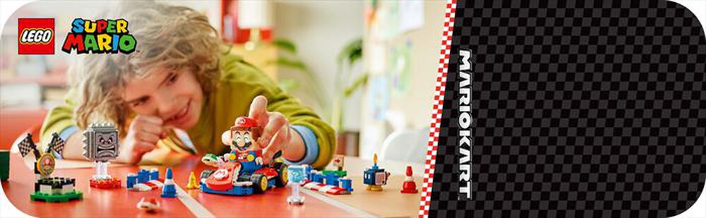 Immagine del prodotto LEGO - Mario Kart Mario interattivo e Kart standard 72043