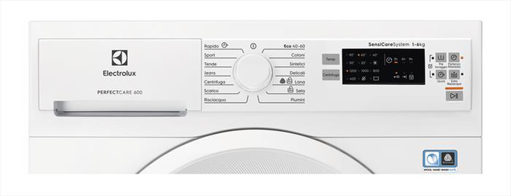 "ELECTROLUX - Lavatrice slim EW6S526I 6 Kg Classe D-Bianco"