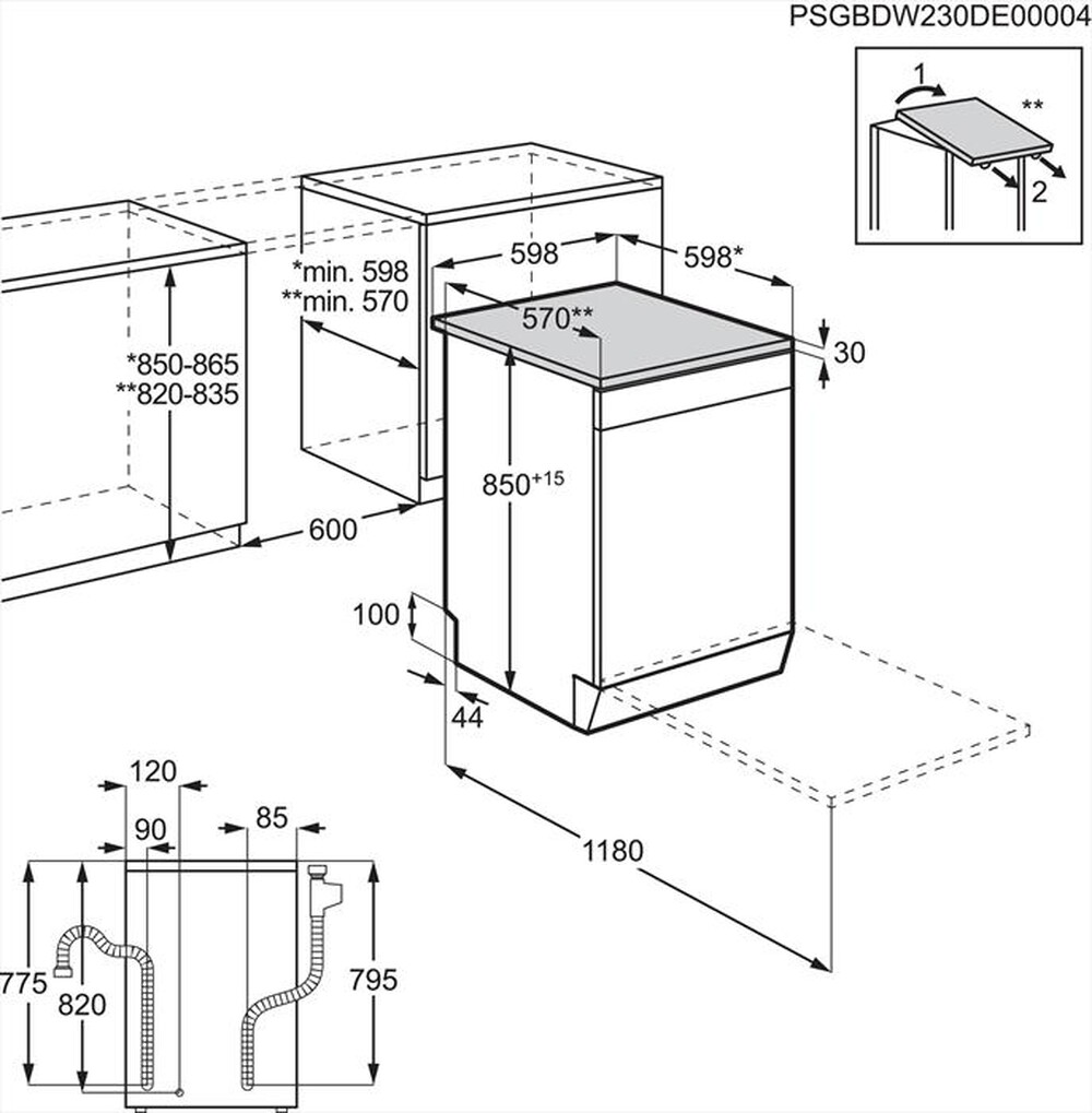 Immagine del prodotto ELECTROLUX - Lavastoviglie ESS68500SX Classe B 14 coperti-Inox antimpronta
