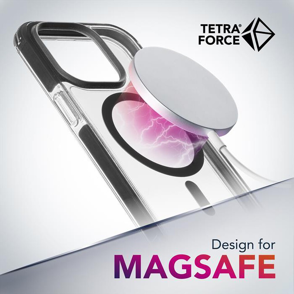 Immagine del prodotto CELLULARLINE - Cover iPhone 14 Pro Max TETRAFORCESTRONG GUARD MAG-Black