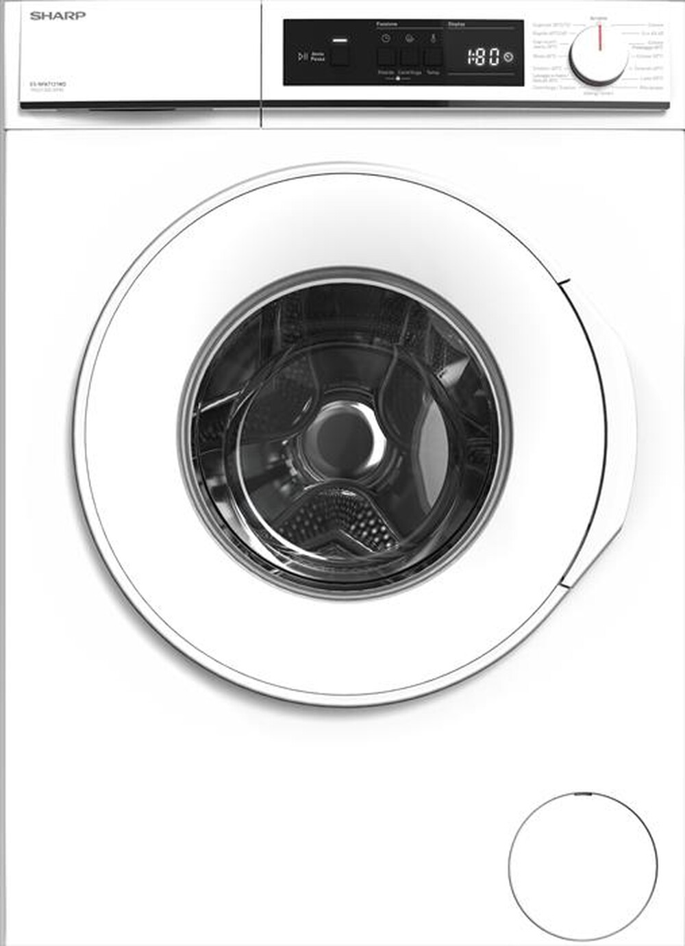 Immagine del prodotto SHARP - Lavatrice ES-NFA7121WD 7 Kg Classe D-Bianco