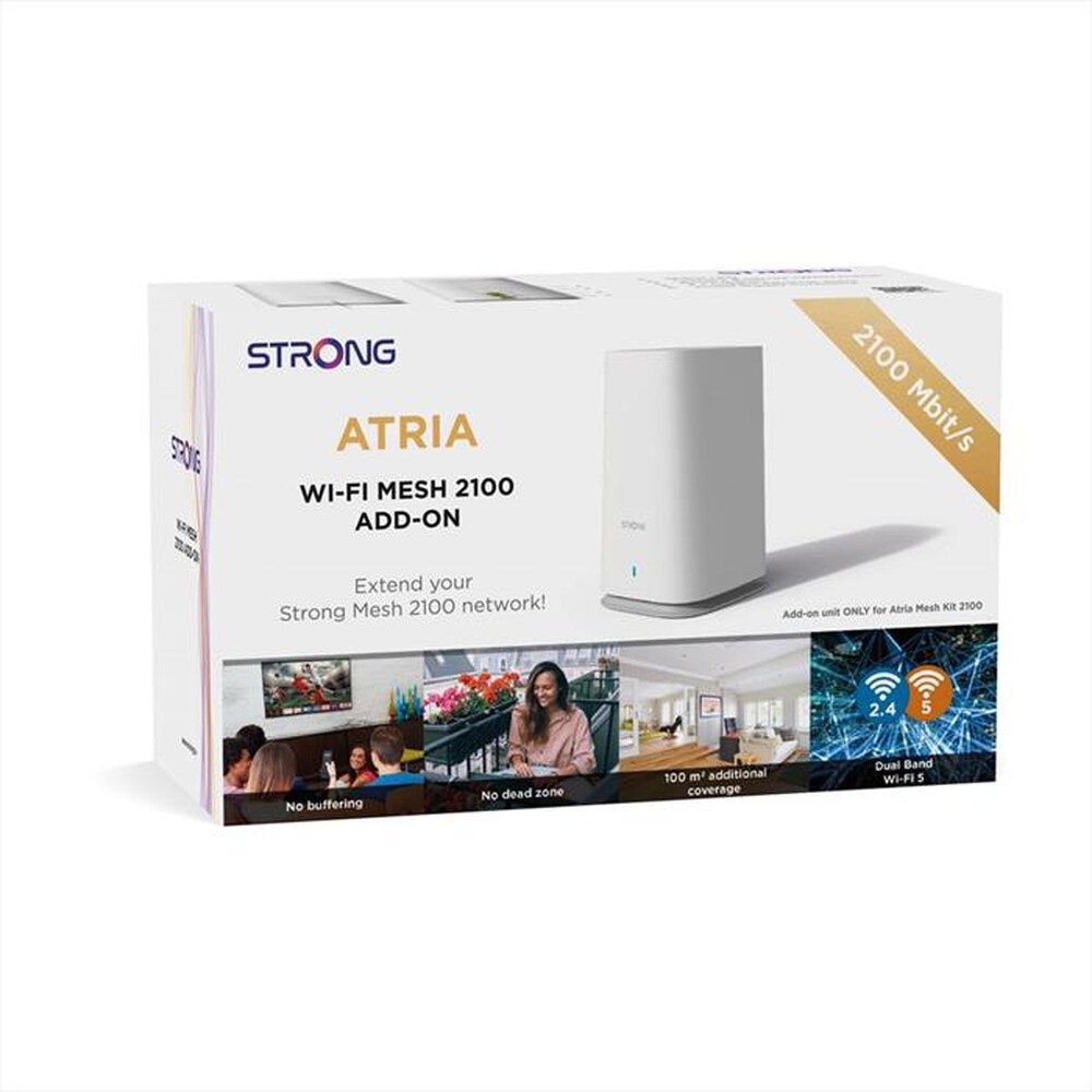 "STRONG - Elemento aggiuntivo MESH2100ADD-ON per MESHKIT2100-bianco"