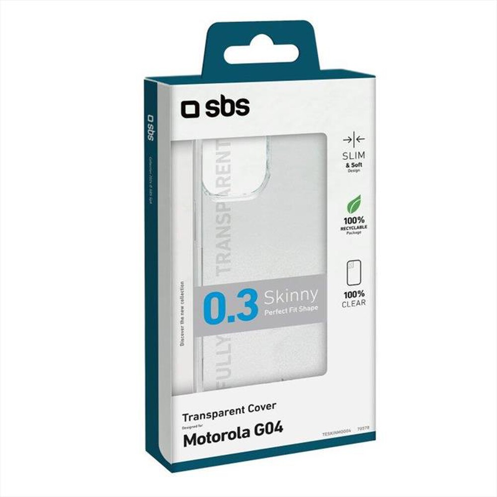 "SBS - Custodia TESKINMOG04 per Moto G04-Nero"
