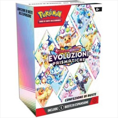 POKEMON - Carte EVOLUZIONI PRISMATICHE BUNDLE 6 PK10119-I-Multicolore