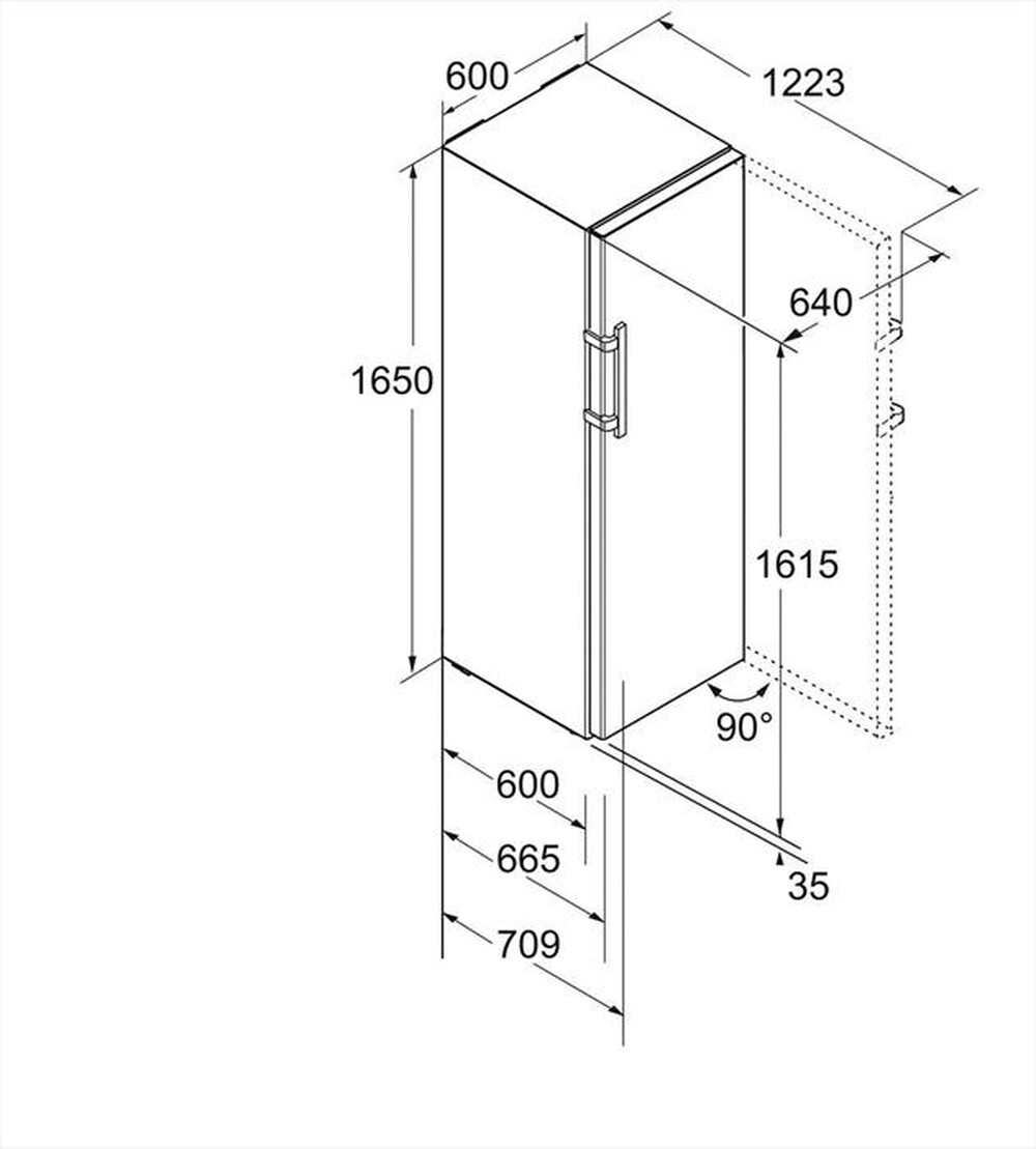Immagine del prodotto LIEBHERR - Congelatore verticale GN 3735-21 Classe E 275 lt-Bianco