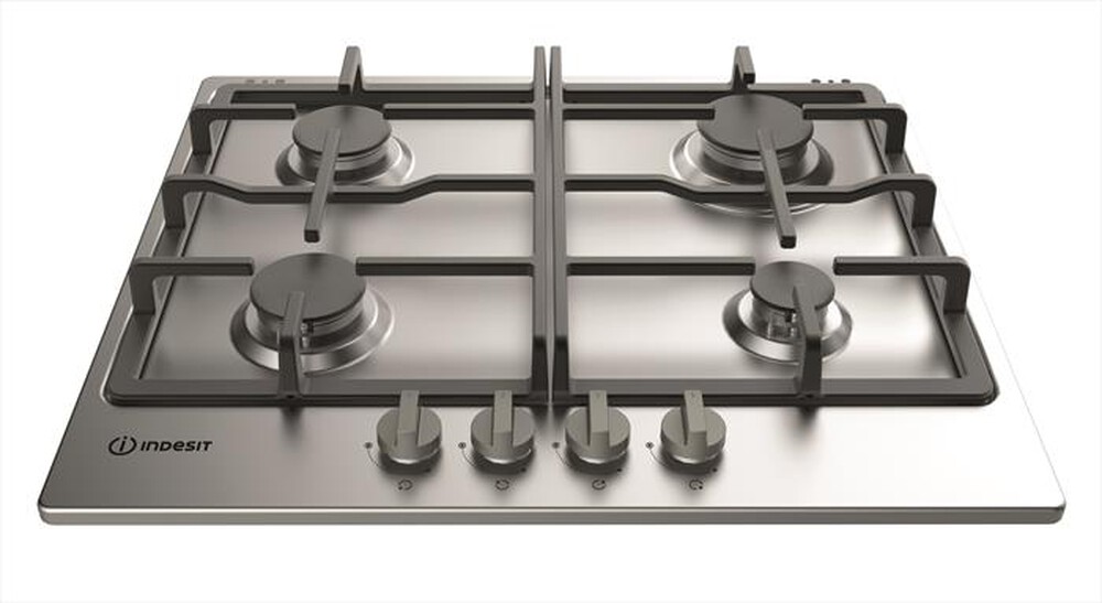 "INDESIT - Piano cottura a gas THP 641 IX/I 4 fuochi 55cm-Inox"