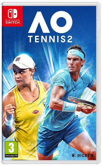 BIG BEN - SWITCH AUSTRALIAN OPEN  TENNIS 2 CODE IN A BOX-Multicolore,  BIG BEN - SWITCH AUSTRALIAN OPEN  TENNIS 2 CODE IN A BOX-Multicolore