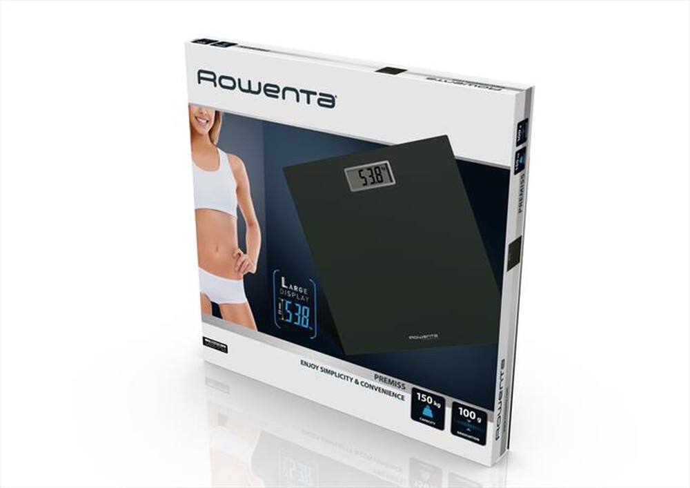 "ROWENTA - BS1400 Premiss, bilancia pesapersone elettronica-nero"