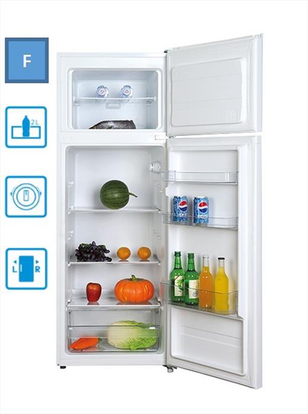 "CRANKER - Frigorifero 2 porte DP2421 Classe F"
