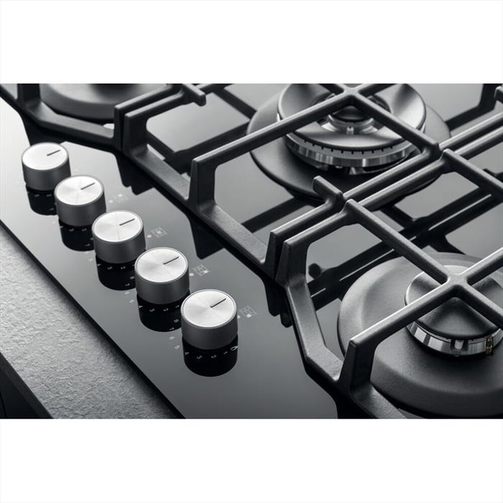"HOTPOINT ARISTON - Piano cottura a gas HAGS 72F/BK HOB OA 5 fuochi"