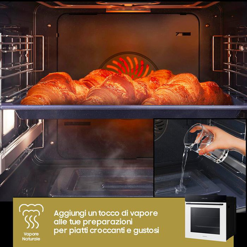 "SAMSUNG - Forno incasso elettrico NV7B4040VBW/U5 Classe A+-bianco"