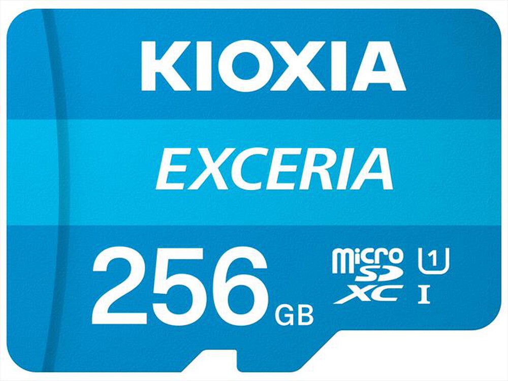 Immagine del prodotto KIOXIA - MICROSD EXCERIA MEX1 UHS-1 256GB-Azzurro
